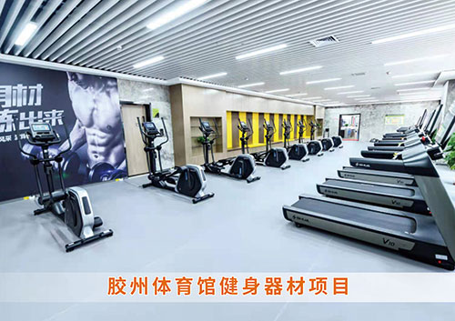 ​米兰体育官方网站体育为胶州体育馆打造的健身房